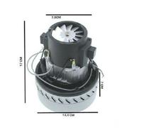 MOTORE DI RICAMBIO PER ASPIRAPOLVER ASPIRALIQUIDI AUTO LAVAGGI INDUSTRIALE BYPAS