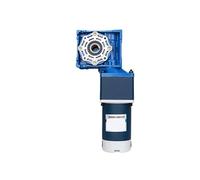 Motore di riduzione a due stadi CC 12V24V ad alta coppia, ingranaggio a vite senza fine, autobloccante, motore ad alta potenza da 90 W(12V 0.2 rpm)