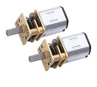 Motore di riduzione della velocità di CC 12V 1000RPM con il motore dell'ingranaggio di riduzione del diametro dell'asse della sostituzione N20 del cambio del metallo pieno