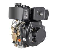 Motore diesel a 4 tempi, 5 CV, 4,05 kW, 247 cc, albero da 20 mm | Motore industriale, raffreddato ad aria, motore ad avviamento leggero, motore a terra per pompe dell'acqua e piccole frese