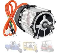 Motore Differenziale Senza Spazzole a Magnete Permanente per Tricicli Elettrici, 48V 60V 72V con Albero 16 Denti e 5 Fori, Silenzioso e Durevole per Conversione Go Kart, Quad e Veicoli da Carico