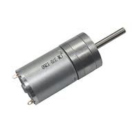 motore d'ingranaggio DC, Motore riduttore CC JGA25-370 6/12/24 V albero di prolunga 25 mm 12-1360 giri/min(24v,77rpm)