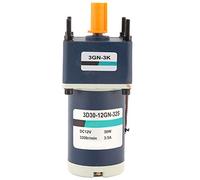 Motore Elettrico 12V 30W, Motore a Corrente Continua con Magneti Permanenti, Velocità 3000 / 3200RPM, Motoriduttore Riduttore - Alta Efficienza, Bassa Generazione di Calore, Uso (Rapporto di