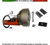 MOTORE ELETTRICO 220 V PER SERRANDA 180 KG AUTOMATISMO CON ELETTROFRENO SBLOCO
