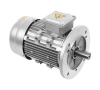 Motore elettrico 230/400 V, 3 fasi, motore in rame, 1,5 KW, con asse 24 mm, 2850 giri/min, motore asincrono trifase per macchine e impianti, motore S1
