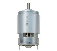 Motore elettrico 775 DC 12 V-24 V con doppio cuscinetto a sfera, motore in metallo ad alta velocità 6000/12000 giri/min per utensili elettrici, pompa di lavaggio auto, spruzzatore, aspirapolvere