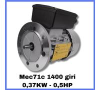 Motore elettrico asincrono monofase 1400 giri B5 per compressore mec71c 4 poli