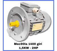 motore elettrico asincrono trifase 1400 giri B5 per compressore mec90la 4 poli