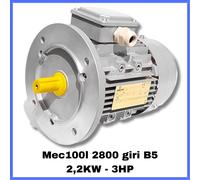 motore elettrico asincrono trifase 2800 giri B5 per compressore mec100l 2 poli