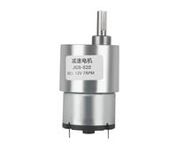 Motore elettrico con riduttore DC 6V/12V/24V 7RPM a 960RPM con riduttore ad alta coppia reversibile JGB37-520(35,6V)