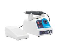 Motore elettrico da laboratorio, micromotore dentale, lucidatrice da tavolo da 220 V con manico, adatta per la lucidatura di materiali dentali, protesi, incisione di dadi e sculture in legno.