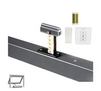 Motore elettrico for apertura finestra attuatore intelligente 24v Nero Chiusura automatica/Apertura lucernario/Serra Tuya Smartlife,Resistenza a tutte le intemperie(KIT1)