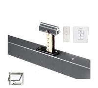 Motore elettrico for apertura finestra attuatore intelligente 24v Nero Chiusura automatica/Apertura lucernario/Serra Tuya Smartlife,Resistenza a tutte le intemperie(Kit4)