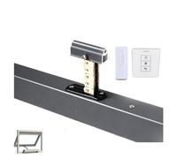 Motore elettrico for apertura finestra attuatore intelligente 24v Nero Chiusura automatica/Apertura lucernario/Serra Tuya Smartlife,Resistenza a tutte le intemperie(Kit10 400mm)