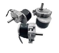 Motore elettrico for sedia a rotelle, 24 V 250 W, 75/120 giri/min, con riduzione secondaria a bassa velocità, spazzolato, albero più lungo da 44 mm, 0,64/0,98 Nm