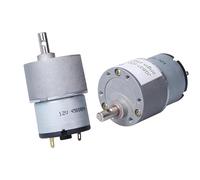Motore Elettrico,Motoriduttore JGB37-520 Motore riduttore in metallo micro ad alta coppia in miniatura 12V/24V 5RPM~750RPM Velocità regolabile avanti e indietro(68RPM_24V)