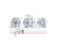 Motore Elettrico Per Pulser Di Air Abitacolo VALEO Renault Modus 7701060014