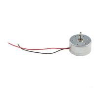 Motore elettrico rotondo da 24 mm RF-300CA con albero da 2 mm per posizionamento di dispositivi audio portatili e applicazioni a basso rumore
