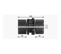 Motore Elettrico Ventilatore Interno Plastica per Renault Fluence L30_2.0 16V