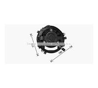 Motore elettrico, ventola interna AVA COOLING AI8445