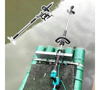 Motore elica per trapano orientabile, fuoribordo leggero con maniglia per canoa, kayak, paddleboard traina