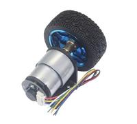 Motore encoder JGB37-520 da 37 mm Motore for auto intelligente DC 6V 12V 24V Kit motore for auto piccolo motore di velocità(With bracket,110rpm 12v)