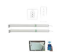 Motore for finestre a vite elettrica for lucernario automatico Smart Tuya da 400 mm for edifici alti dell'aeroporto,Resistenza a tutte le intemperie(Kit3 tuya)