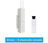 Motore for tende a rullo intelligenti, alimentazione a batteria, compatibile con Alexa, Google Home, Yandex Voice(Driver 9-channels)