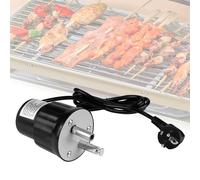 Motore Girarrosto per Barbecue Motorino DC 220V 230V 240V Griglia Elettrica Barbecue Macchina Elettrico Grill Rotator per Grillen Portatile Moteur Casa Accessori per Barbecue Nero