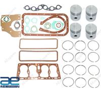 Motore Guarnizione Kit Con Pistoni Per Willys CJ2A CJ3A M38 MB 4-134 L @ US