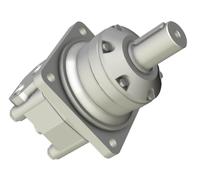 Motore Idraulico M+S Montaggio A Ruota Con 4 Viti Albero Chiavato Dritto Da 50Mm