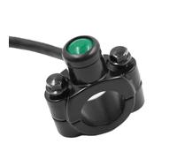 MOTORE IN ALUMINIO INTERFORMARE INTERRUTTRO INTERRUTTURE AVVIO Pulsante di arresto del manubrio Mustbar Montaggio Compatibile con bici ATV e sporcizia(green)