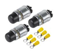 Motore Interruttore Accensione Interruttore di avviamento a pulsante 12V-24V Interruttore di avviamento a pulsante impermeabile 60A per impieghi gravosi adatto per auto e camion(3 PCS)