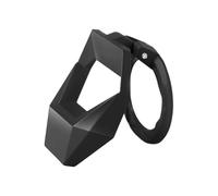 Motore Interruttore Accensione Pulsante di avviamento e arresto del motore dell'auto, anello di copertura, pulsante di accensione, interruttore a pulsante, adesivo decorativo(Black)