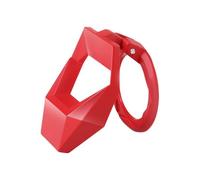 Motore Interruttore Accensione Pulsante di avviamento e arresto del motore dell'auto, anello di copertura, pulsante di accensione, interruttore a pulsante, adesivo decorativo(Red)