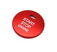 Motore Interruttore Accensione Starter Pulsante di avviamento e arresto del motore dell'auto, tappo di copertura, adatto per Mazda 2, 3, 6, CX-3, CX-4, CX-5, CX-9, MX-5. Cilindro di accensione(Red)