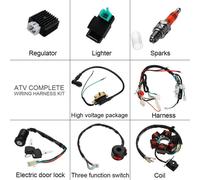 Motore Kit Ricambio Accessori Completo Bardatura Statore Accensione 50CC-125CC