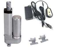 Motore lineare 1500N/150KG Corsa 25mm-1000mm Attuatore lineare 24V DC + Alimentatore + Controller cablato + Staffe di montaggio(900mm stroke,10mm s 1200N)