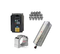 Motore Mandrino, CNC 2.2KW 1.5KW Convertitore di Frequenza VFD Driver di Frequenza Variabile Inverter 800W 1500W 2200W Motore Mandrino ER11 ER20 Mandrino per Macchina CNC(VFD 2.2KW-1.5KW Kit)