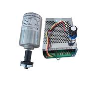 Motore mandrino, Raffreddato ad aria 0.2kW Cnc. spindleMotor Angle Grinder Kit 200W mandrino 52mmClamp / regolatore di velocità di alimentazione for l'incisione(Package 4)