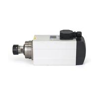 Motore mandrino raffreddato ad aria CNC da 7,5 kW e 9 kW, 380 V, 220 V, ER32, 18000 giri/min, 300 Hz, 900 Hz, GDF60-18Z, for fresatrice for incisione CNC.(Without Base,9KW 220/V)