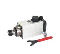 Motore mandrino raffreddato ad aria CNC HQD da 4,5 kW e 6 kW, 380 V, 220 V, 18000 giri/min, ER32, 300 Hz, GDF60-18Z, for fresatrice CNC.(Without Base,6KW 380V)