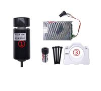 Motore mandrino raffreddato ad aria CNC Set di mandrini da 300 W 48 V CC alimentatore regolatore di velocità regolabile 0~60 V CC for macchina for incidere per fresatrice CNC(Color:48V 300W 4)