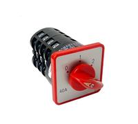 Motore manuale del produttore, interruttore rotativo a 3 posizioni, 4 poli, 7,5 kW, 40 A, selettore a camma di commutazione HZ5-40/7,5 M08, 1 pezzo
