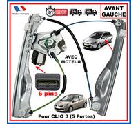 Alzacristallo Elettrico Anteriore Sinistro per Renault Clio III 5) 8200843592