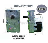 MOTORE MOTORIDUTTORE STUFA PELLET TIPO MELLOR MK 2RPM FB1193 FB1102 FB1187 FB105