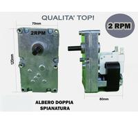 MOTORE MOTORIDUTTORE STUFA PELLET TIPO MELLOR MK 2RPM FB1193 FB1102 FB1187 FB105