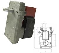 MOTORE MOTORIDUTTORE STUFE A PELLET 2,5RPM CLAM Kenta K9115101 SERIE 911