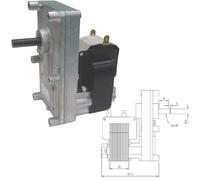 Motore Motoriduttore Stufe A Pellet Serie T3, 220vac. Fb1263 Mcz Red Hydro