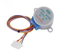 Motore passo-passo 28BYJ48, 5 V, 4 fasi, 5 fili con driver ULN2003 e cavo di collegamento da 25 cm per un controllo preciso nei progetti industriali e fai da te